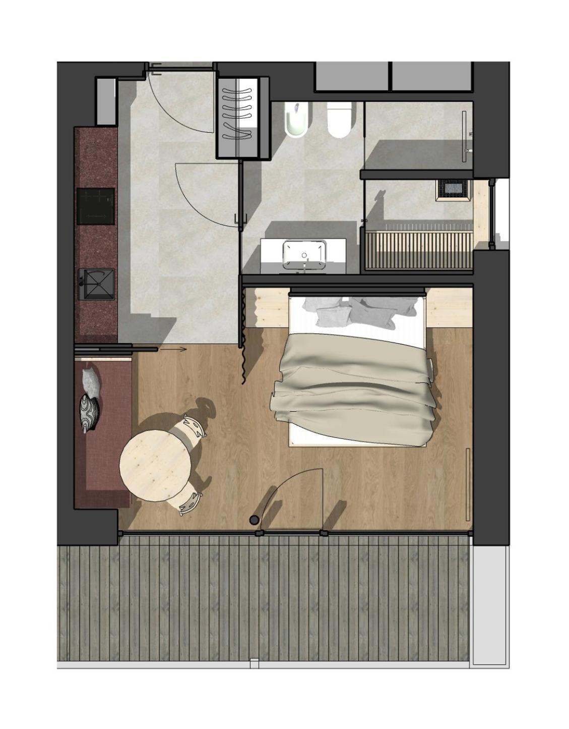 Appartements Zi Ranna Санта-Маддалена-ин-Казиес Номер фото
